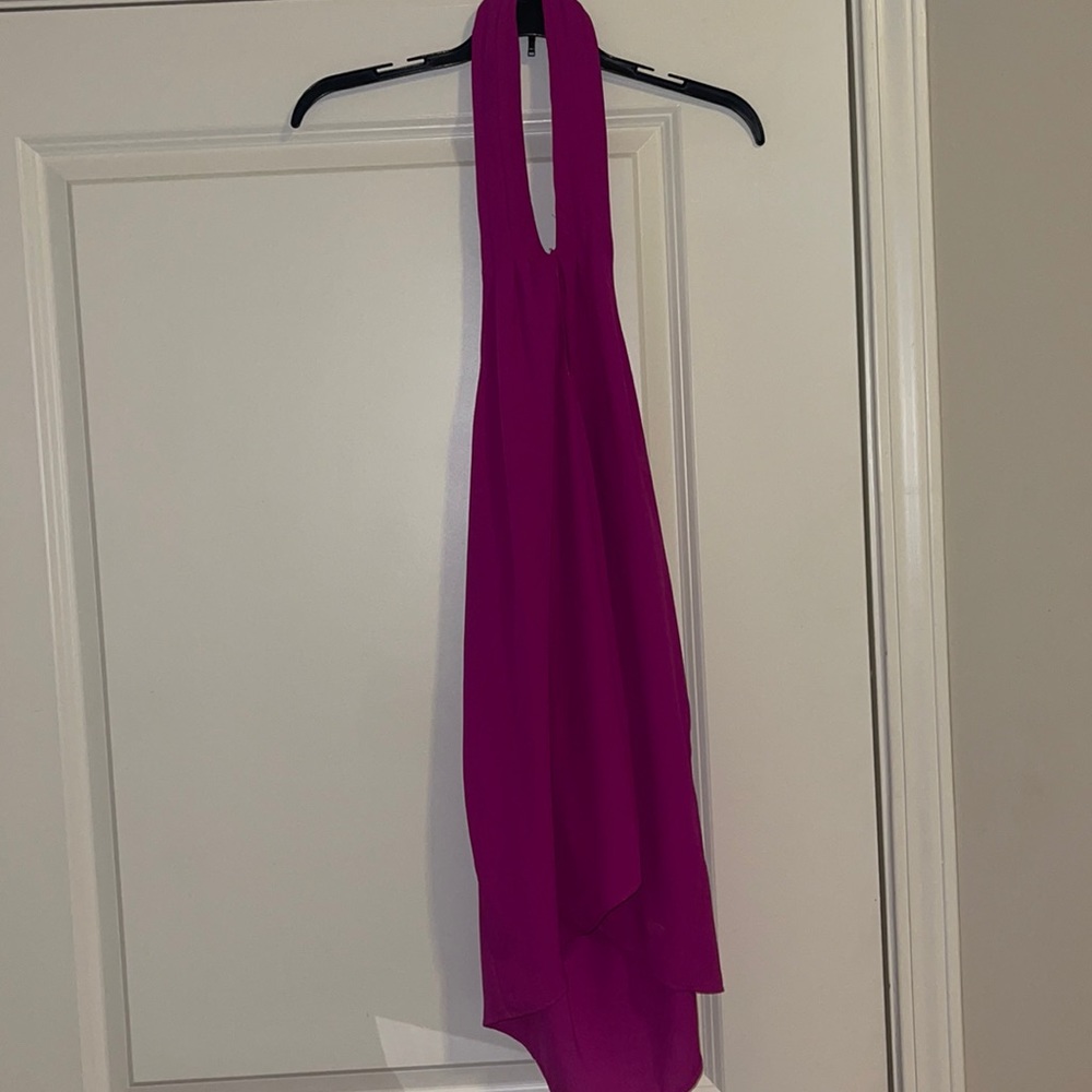 Vibrant fuchsia blouse size large brand new!